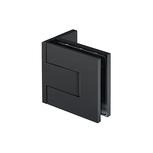 Shower Door Hinge: Palermo 044 Adjustable, Offset Back Plate, Matte Black – CRL PAL044MBL, photo 2