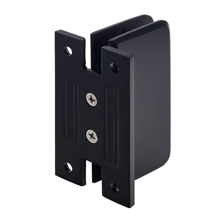 Shower Door Hinge: Petite 037 Wall Mount, H Back Plate, Oil Rubbed Bronze – CRL PET0370RB, photo 3