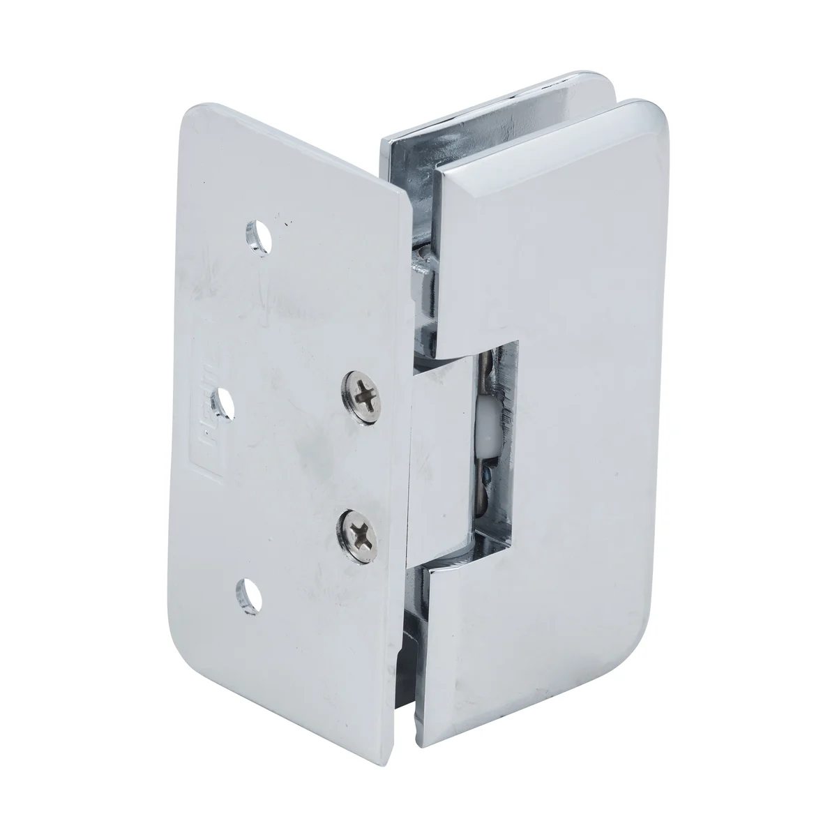 CRL Shower Door Hinge – Petite 044 Wall Mount, Offset Back Plate, Polished Chrome