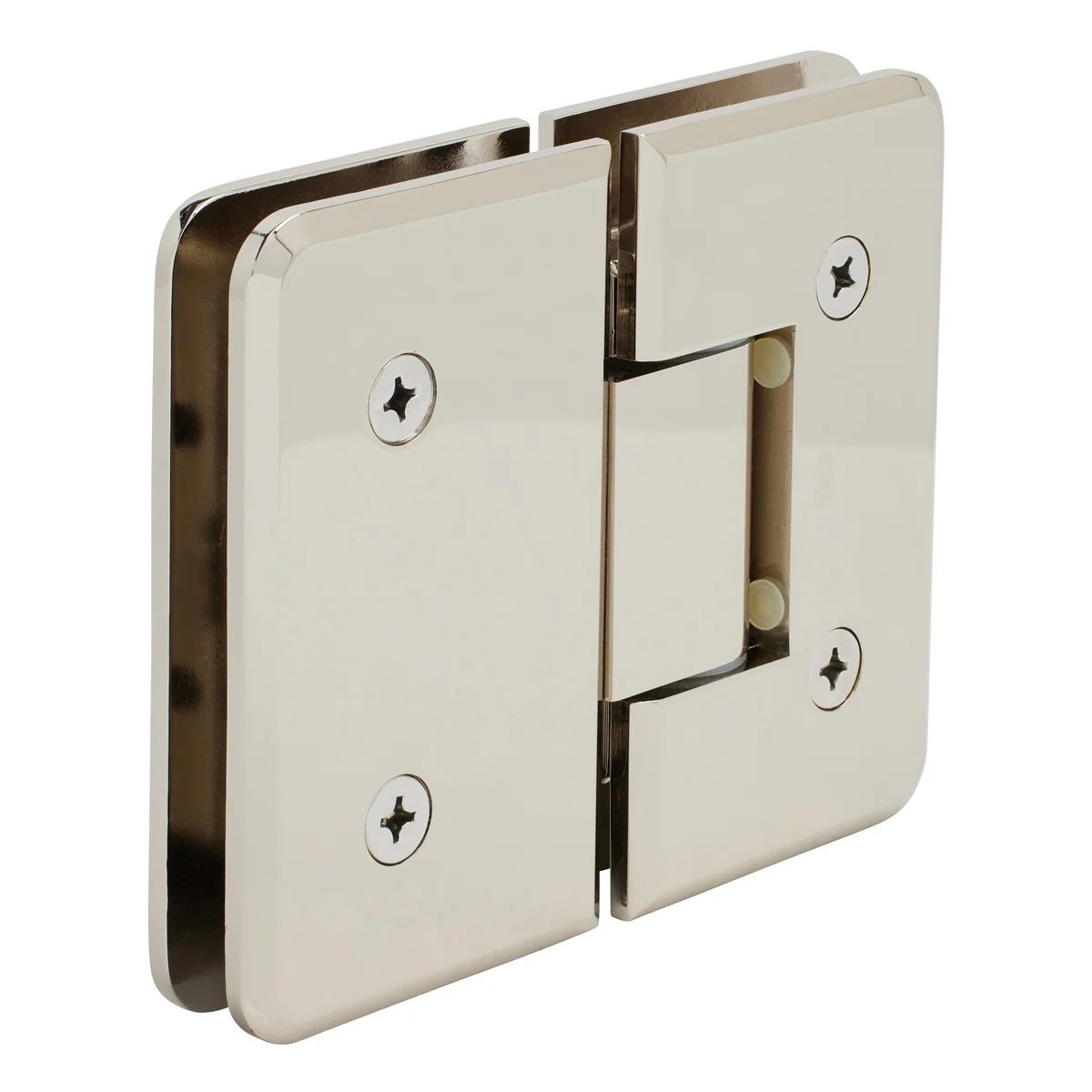 Glass to Glass Shower Door Hinge 180°: Plymouth 180, Polished Nickel – CRL PLY180PN, photo 3