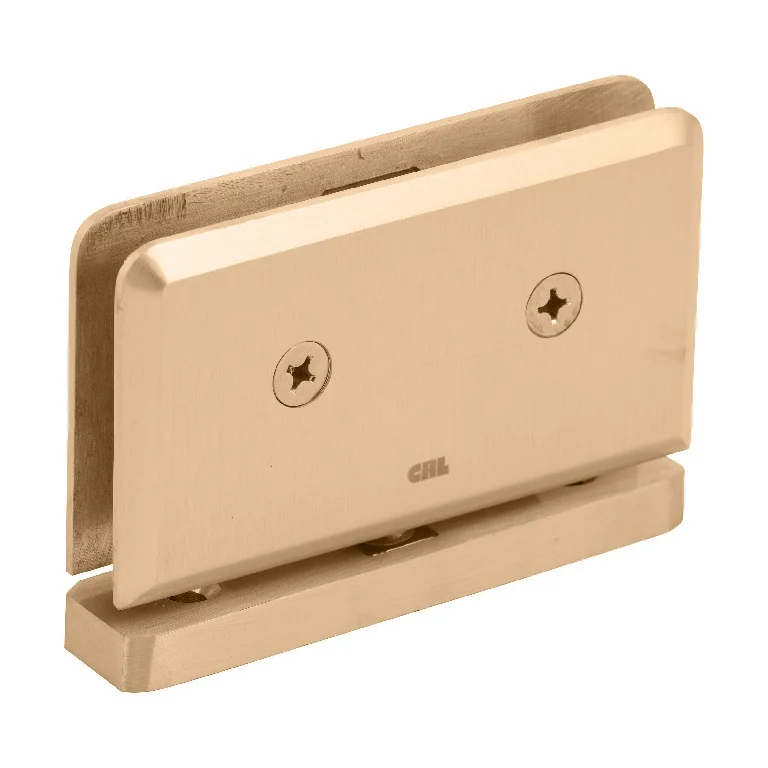 Pivot Shower Door Hinge: Prima 01 Top or Bottom Mount, Satin Brass – CRL PPH01SB, photo 3