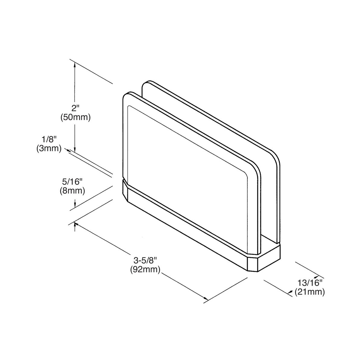 Pivot Shower Door Hinge: Prima 01 Top or Bottom Mount, Satin Brass – CRL PPH01SB, photo 4