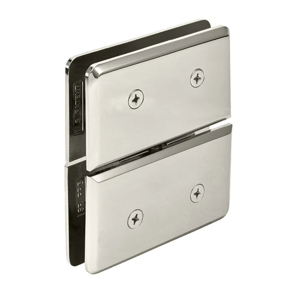 Pivot Shower Door Hinge: Prima 02 Glass to Glass Mount, Polished Nickel – CRL PPH02PN