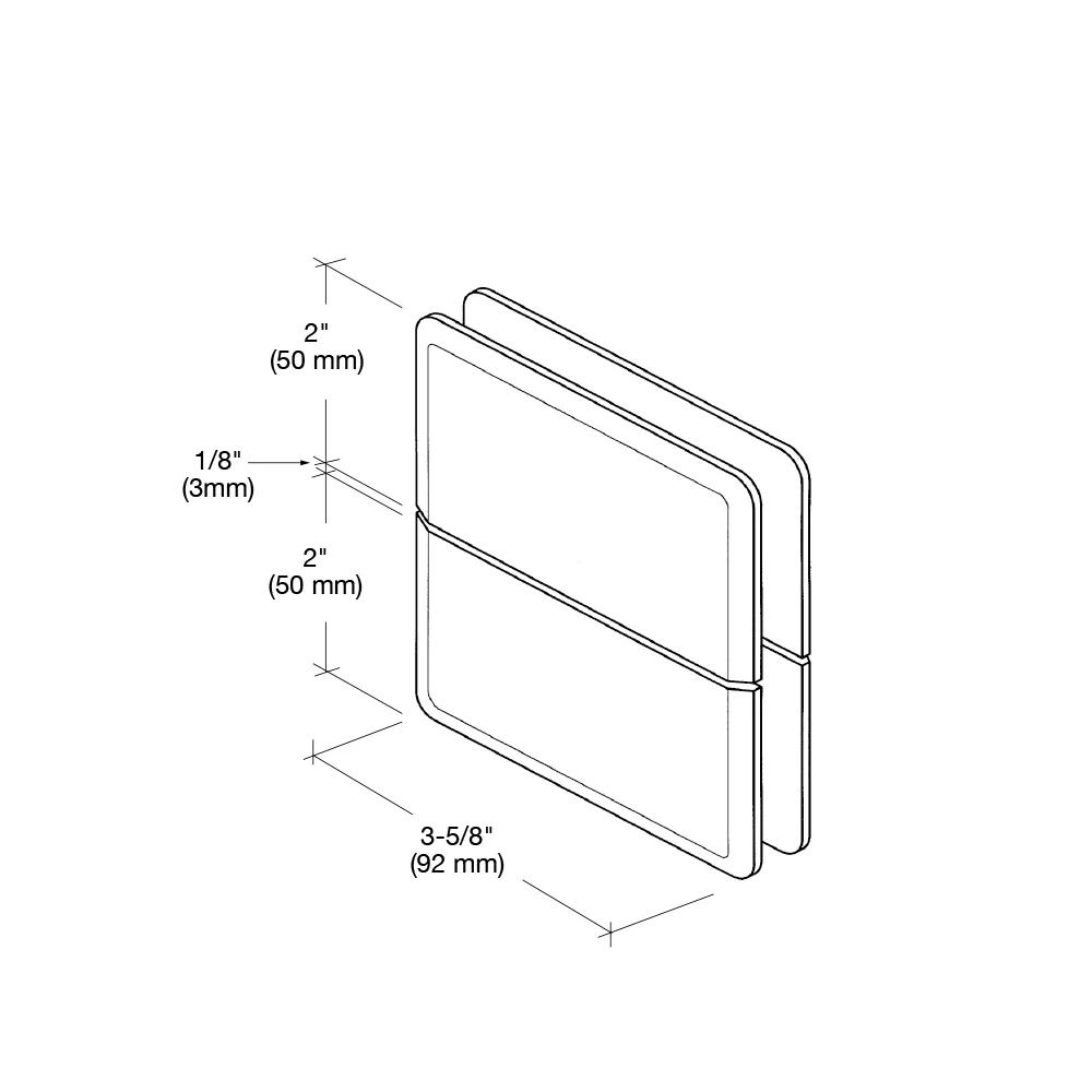Pivot Shower Door Hinge: Prima 02 Glass to Glass Mount, Polished Nickel – CRL PPH02PN, photo 3