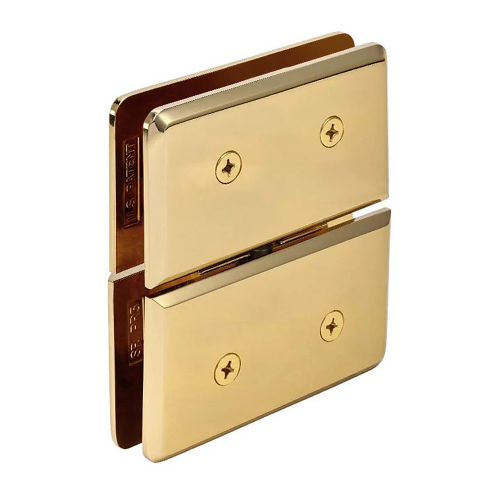 Pivot Shower Door Hinge: Prima 02 Glass to Glass Mount, Satin Brass – CRL PPH02SB