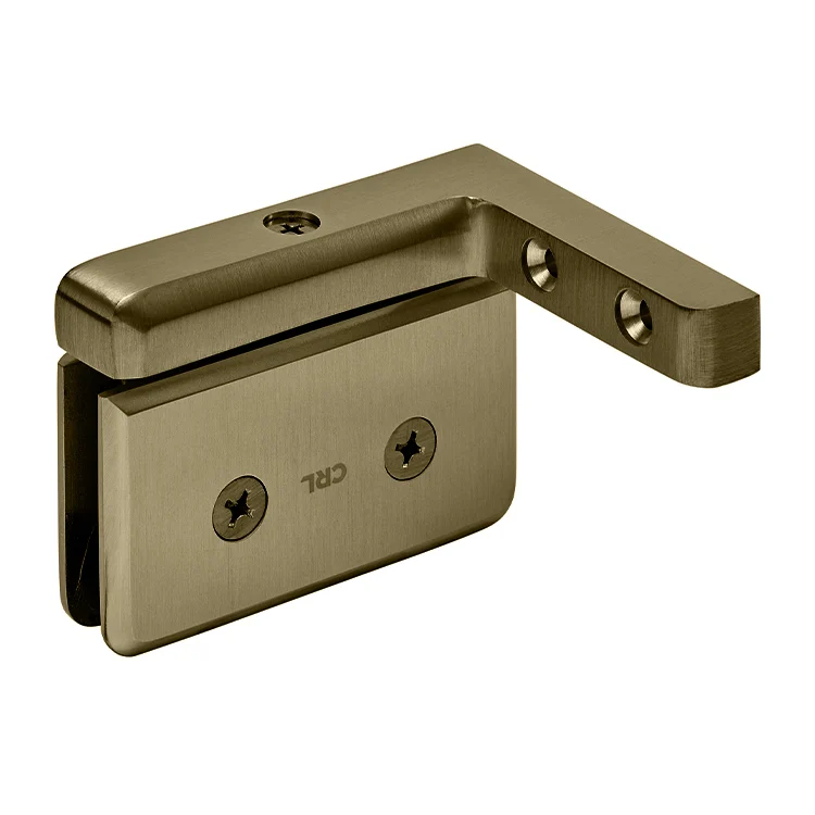 Pivot Shower Door Hinge: Prima 05 Left Hand Offset Mount, Brushed Bronze – CRL PPH05LBBRZ