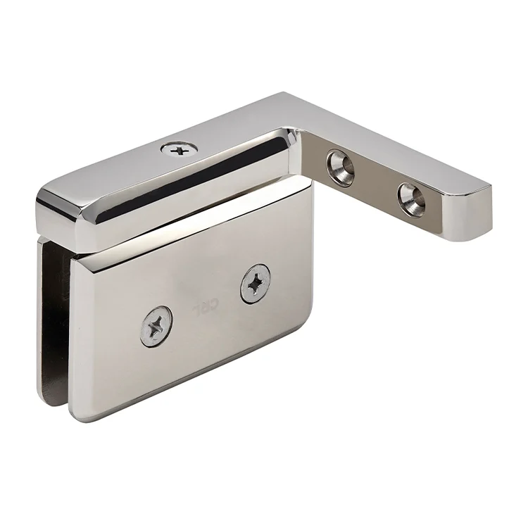 Pivot Shower Door Hinge: Prima 05 Left Hand Offset Mount, Polished Nickel – CRL PPH05LPN, photo 3