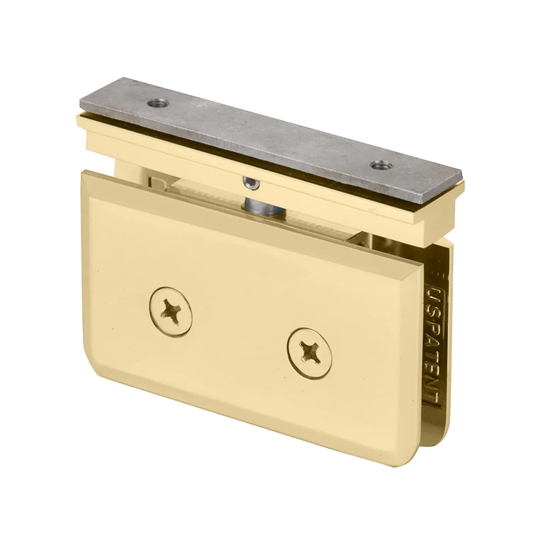 Pivot Shower Door Hinge: Prima 06 EZ-Adjust Top Mount, Satin Brass – CRL PPH06SB, photo 2