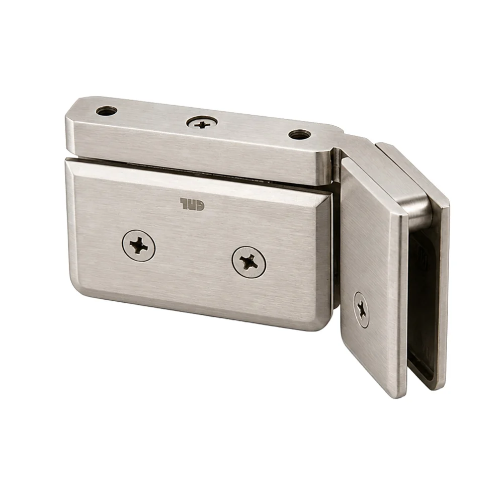 Pivot Shower Door Hinge: Prima Left Hand 135° with U-Clamp, Brushed Nickel – CRL PPH0735LBN