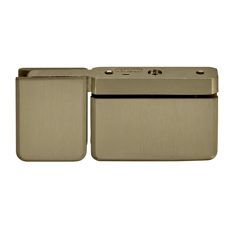 Pivot Shower Door Hinge: Prima Top or Bottom Mount with U-Clamp, Brushed Bronze – CRL PPH07BBRZ