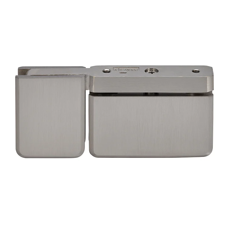 Pivot Shower Door Hinge: Prima Top or Bottom Mount with U-Clamp, Brushed Nickel – CRL PPH07BN