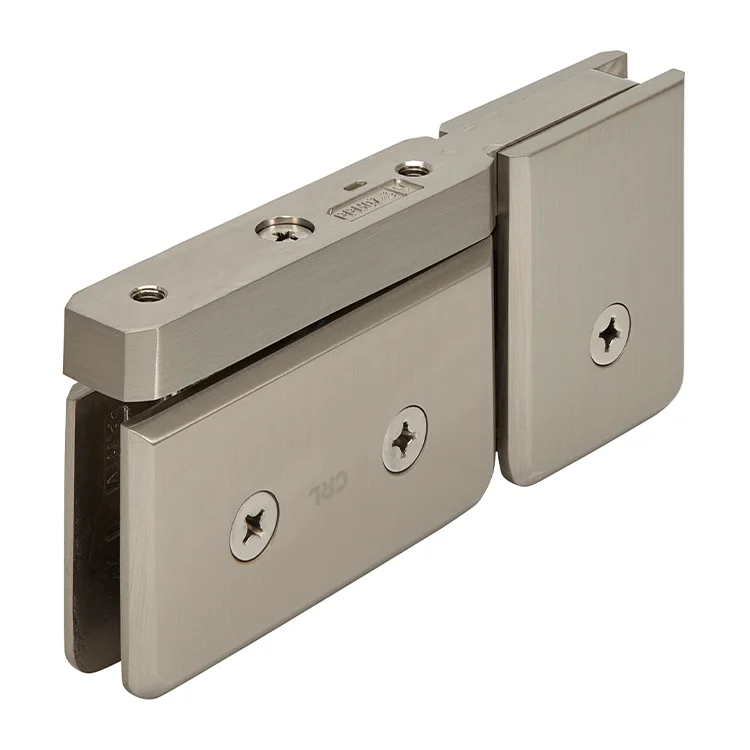 Pivot Shower Door Hinge: Prima Top or Bottom Mount with U-Clamp, Brushed Nickel – CRL PPH07BN, photo 3
