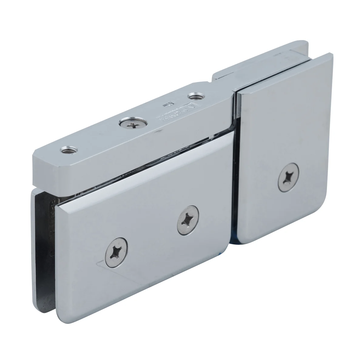 CRL Pivot Shower Door Hinge – Prima Top or Bottom Mount with U-Clamp, Polished Chrome