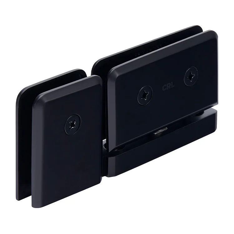 Pivot Shower Door Hinge: Prima Top or Bottom Mount with U-Clamp, Matte Black – CRL PPH07MBL