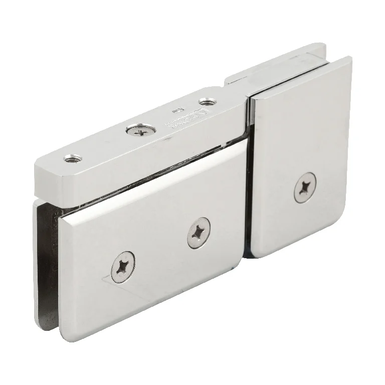 Pivot Shower Door Hinge: Prima Top or Bottom Mount with U-Clamp, Polished Nickel – CRL PPH07PN