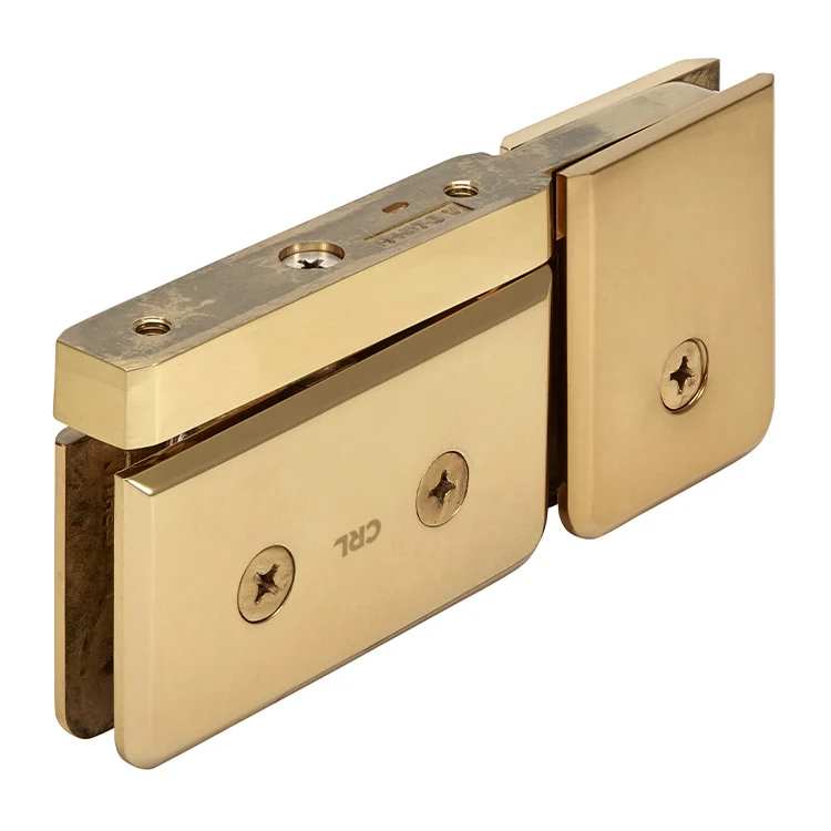 Pivot Shower Door Hinge: Prima Top or Bottom Mount with U-Clamp, Satin Brass – CRL PPH07SB, photo 3
