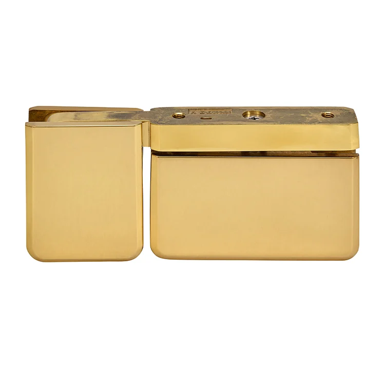 Pivot Shower Door Hinge: Prima Top or Bottom Mount with U-Clamp, Unlacquered Brass – CRL PPH07ULBR