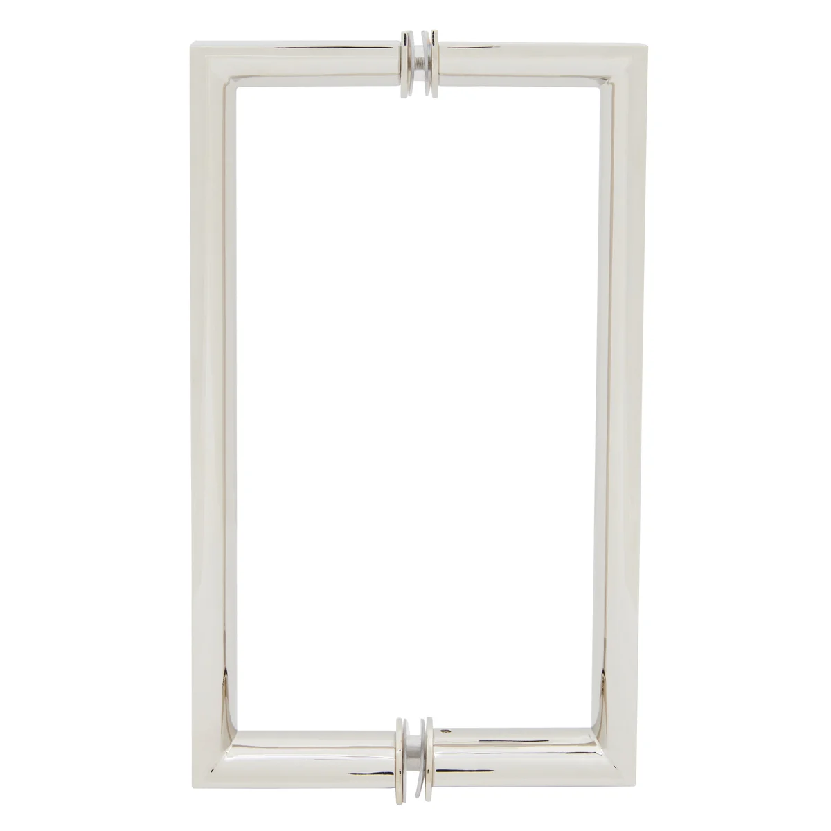 Shower Door 8" Flat-Face Back-to-Back Pull Handle, Polished Nickel – CRL RM8X8PN