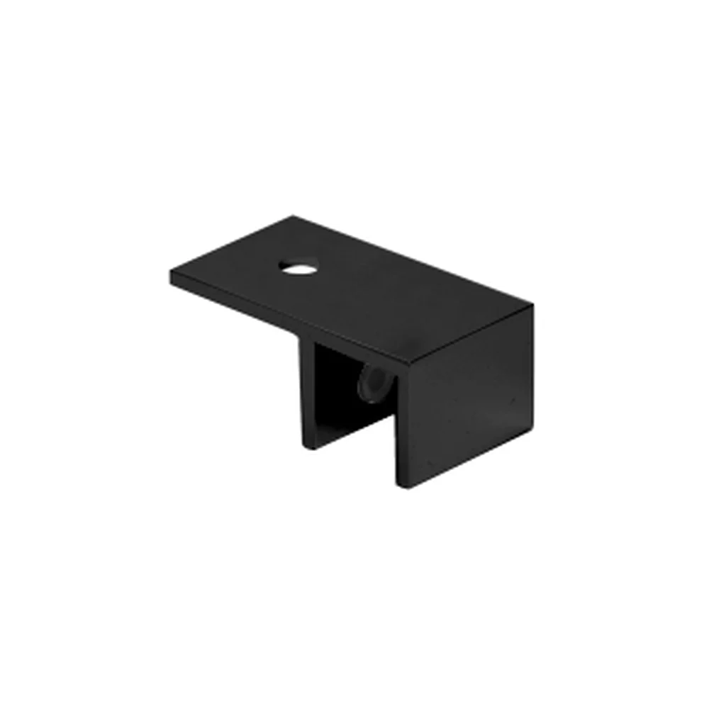 Shower Glass Ceiling Mount "Sleeve Over" Glass Clamp, Matte Black – CRL S0GC01MBL