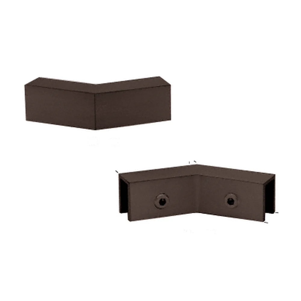 Shower Glass 135° "Sleeve Over" Glass Clamp, Oil Rubbed Bronze – CRL S0GC1350RB