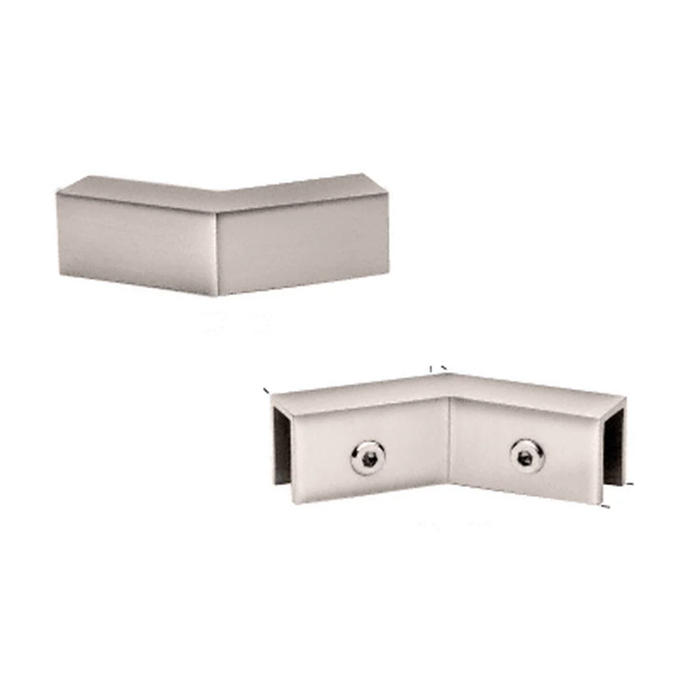 Shower Glass 135° "Sleeve Over" Glass Clamp, Polished Nickel – CRL S0GC135PN