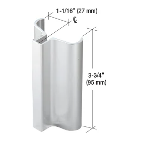 CRL S0H334CH Slip-On Handle for Pivot Doors
