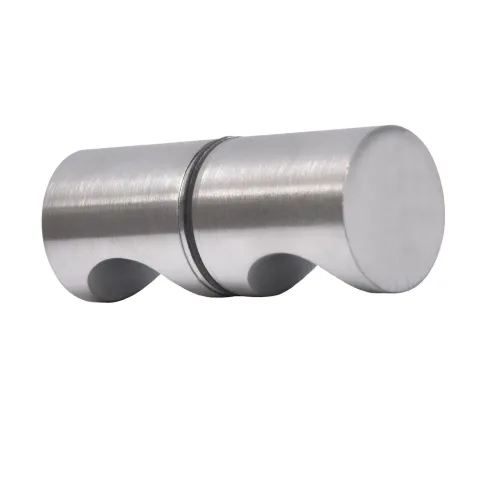 CRL E-Z Grip Back-to-Back Shower Door Knob, Brushed Chrome
