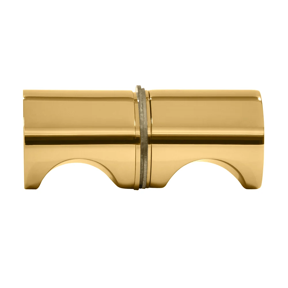 E-Z Grip Back-to-Back Shower Door Knob, Polished Brass – CRL SDK140BR