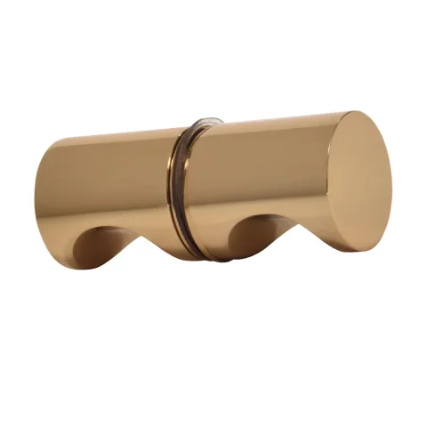 CRL E-Z Grip Back-to-Back Shower Door Knob, French Gold