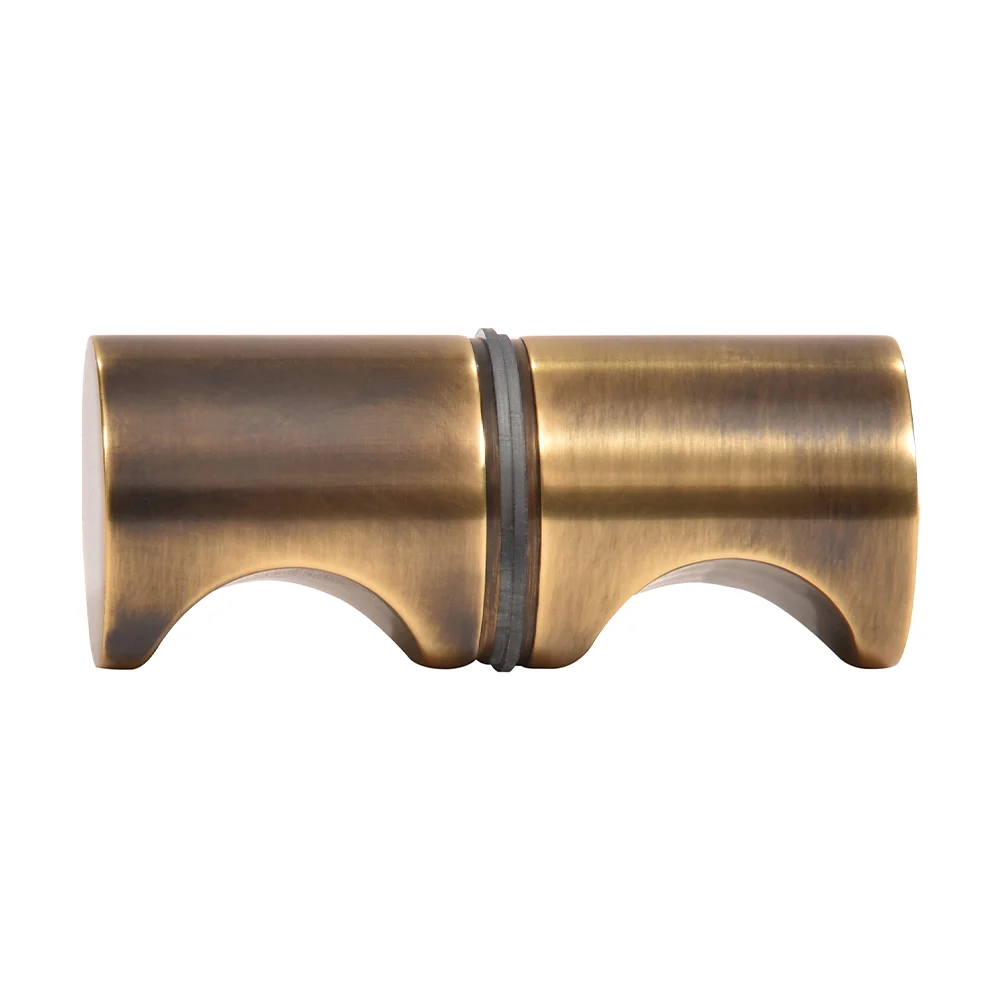 E-Z Grip Back-to-Back Shower Door Knob, Vintage Brass – CRL SDK140VBR, photo 2
