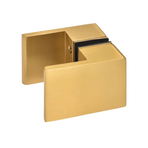 CRL Back-to-Back Square Paddle Knob, Modern Gold