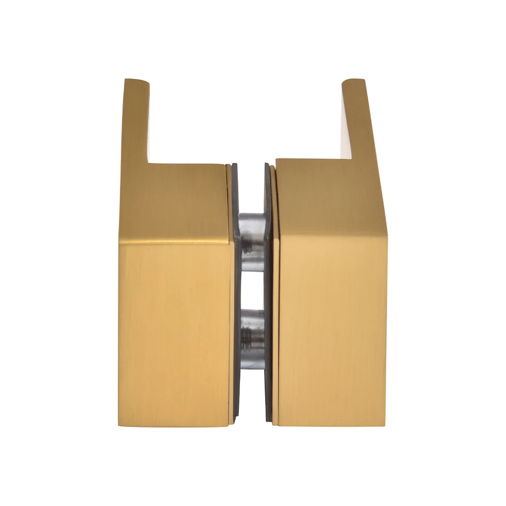 Shower Door Back-to-Back Square Paddle Knob, Modern Gold – CRL SDK180MG, photo 2