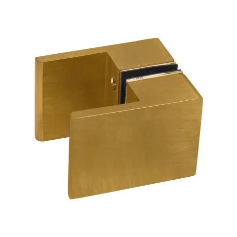 CRL Back-to-Back Square Paddle Knob, Vintage Brass