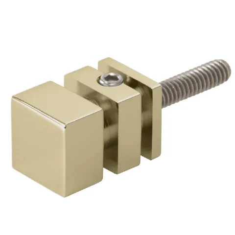 CRL Square Single-Sided Knob, Brushed Bronze