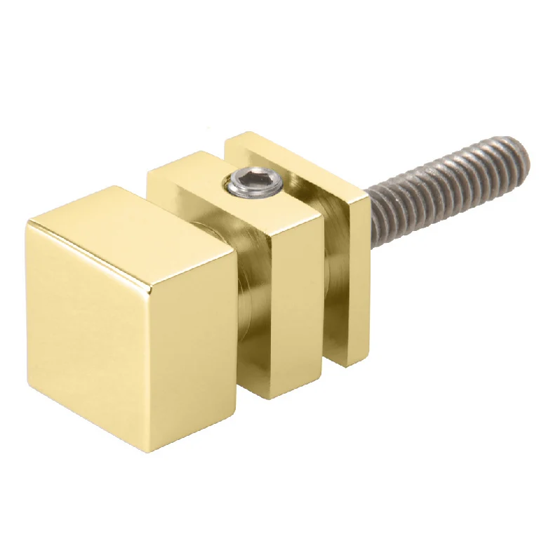 Shower Door Square Single-Sided Knob, Satin Brass – CRL SDK270SB
