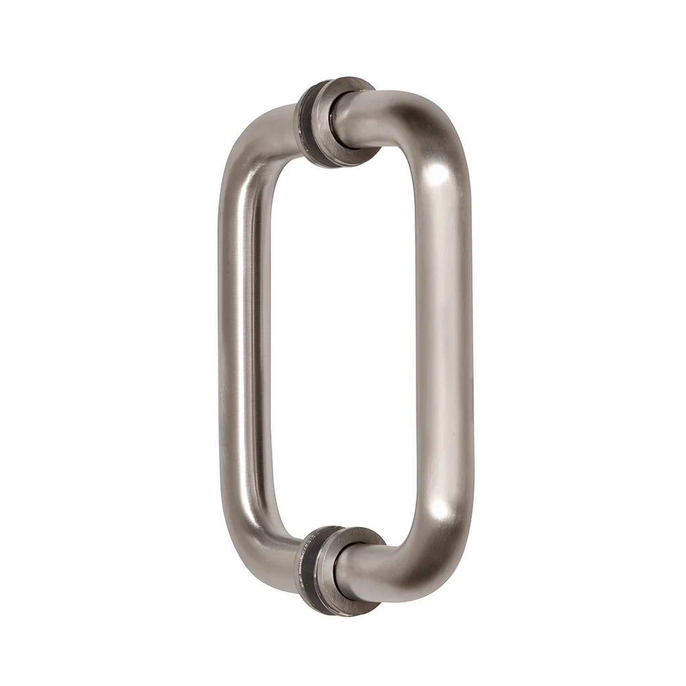 Shower Door 6" Back-to-Back Tubular Pull Handle, Brushed Nickel – CRL SDPR6BN