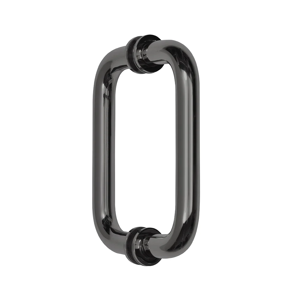 Shower Door 6" Back-to-Back Tubular Pull Handle, Gun Metal – CRL SDPR6GM