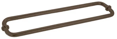 CRL SDTB18X18BBRZ 18" Back-to-Back Tubular Towel Bar