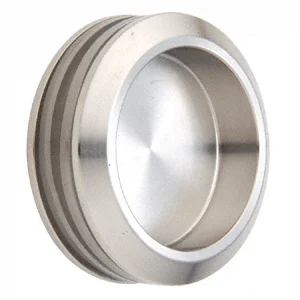 Shower Door Round Thru-Glass Finger Pull, Brushed Stainless Steel – CRL SERNHP2BS