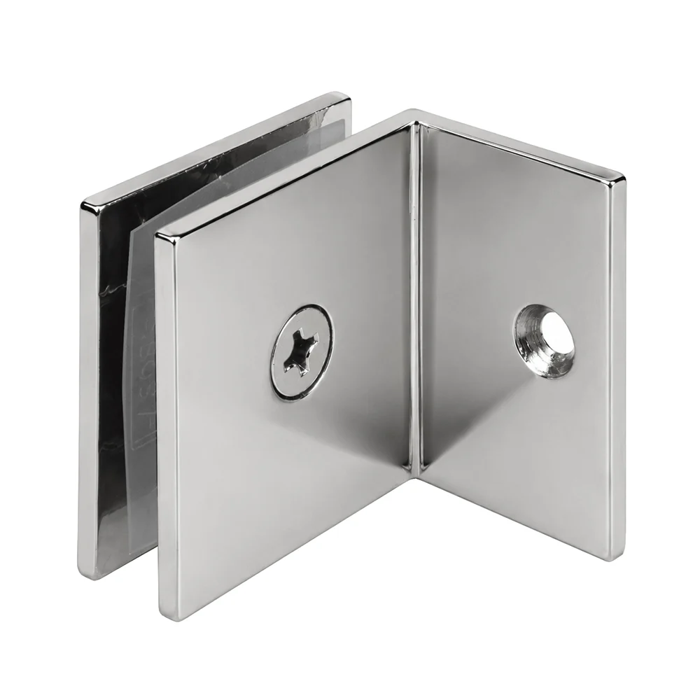 CRL SGC037CH Square Fixed Panel Clamp with Small Leg