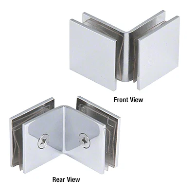 CRL SGC0F90CH Open Face 90° Square Glass Clamp