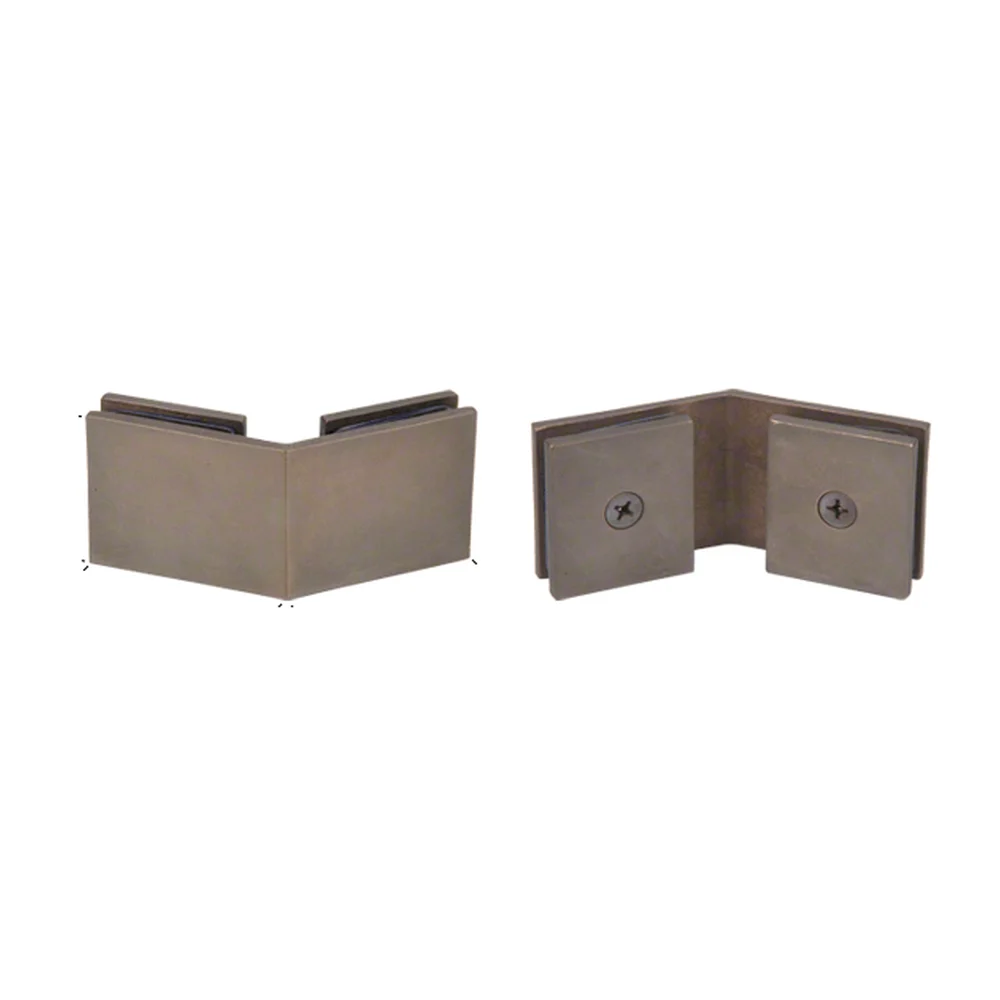 Shower Glass Square 135° Glass-to-Glass Clamp, Oil Rubbed Bronze – CRL SGC1350RB