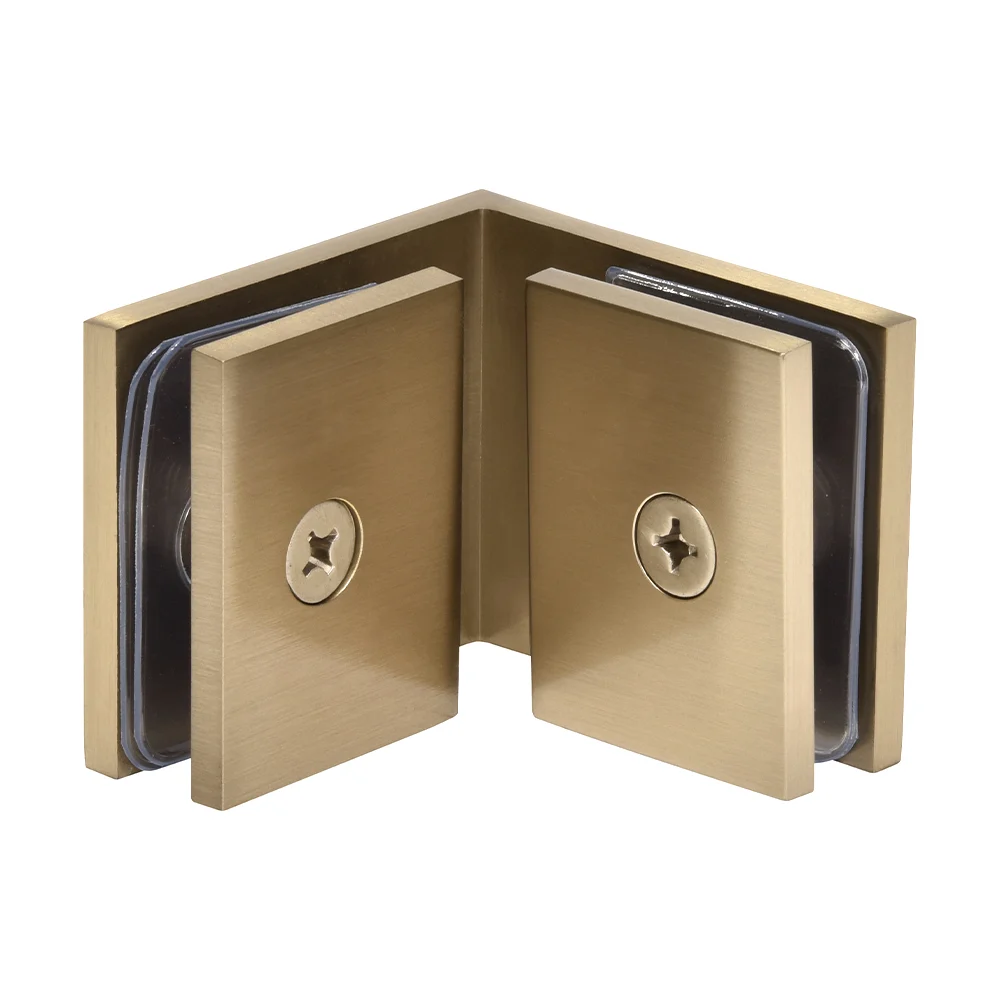 Shower Glass Square 90° Glass-to-Glass Clamp, Antique Bronze – CRL SGC90BBRZ