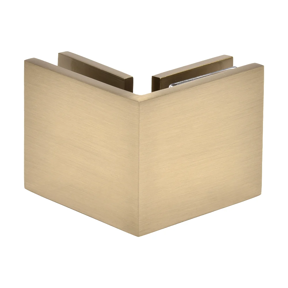 Shower Glass Square 90° Glass-to-Glass Clamp, Dark Brushed Bronze – CRL SGC90DBBZ