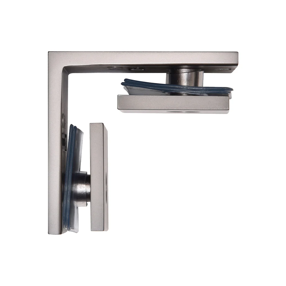 Shower Glass Square 90° Glass-to-Glass Clamp, Matte Gun Metal – CRL SGC90MGM, photo 3