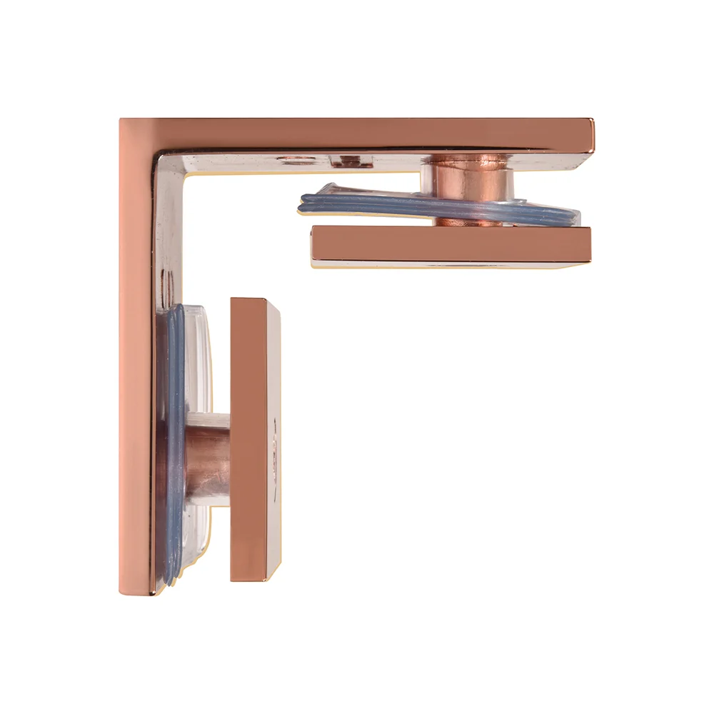 Shower Glass Square 90° Glass-to-Glass Clamp, Rose Gold – CRL SGC90RG, photo 3