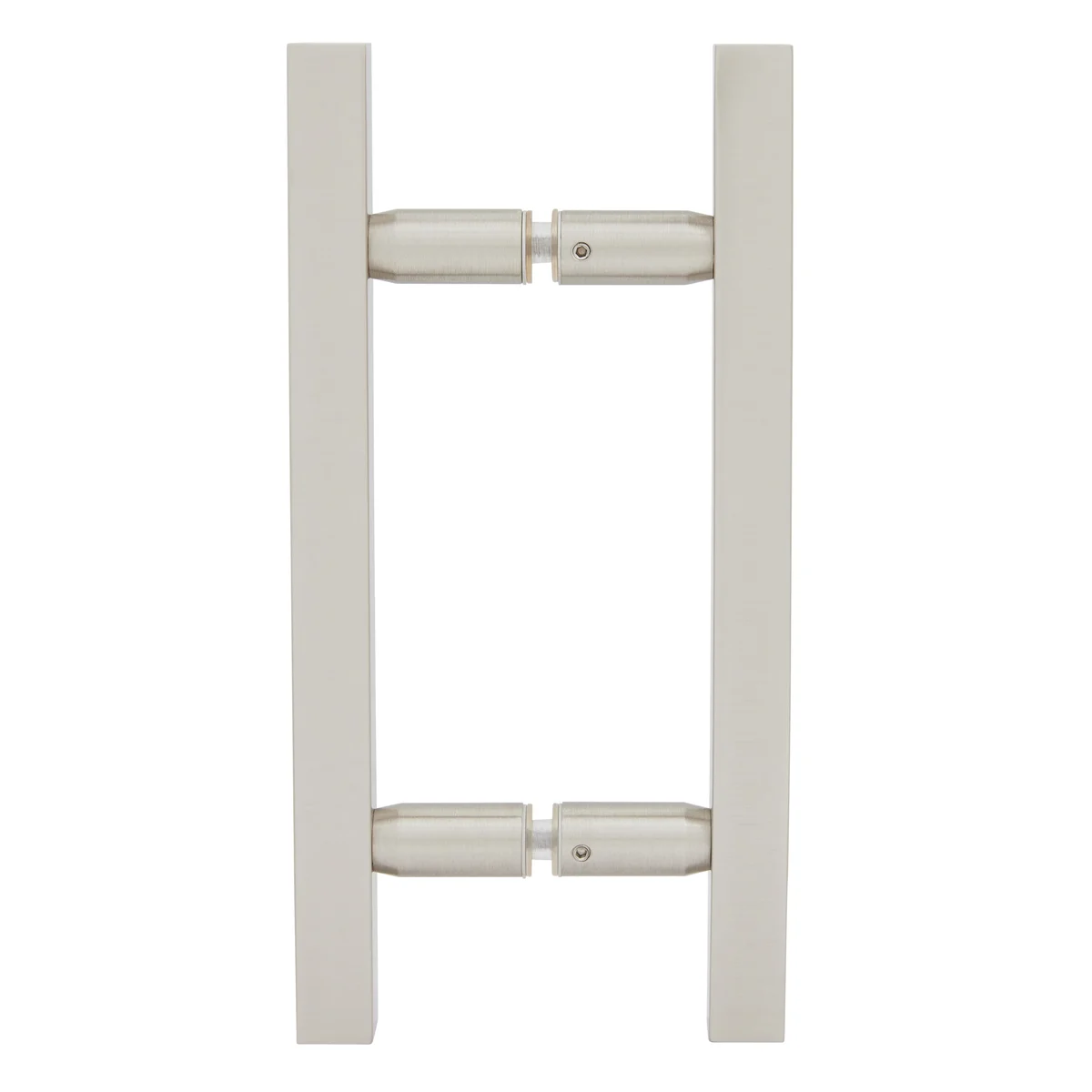 Shower Door 6" Square Ladder Pull, Back-to-Back, Brushed Nickel – CRL SLP6X6BN, photo 2