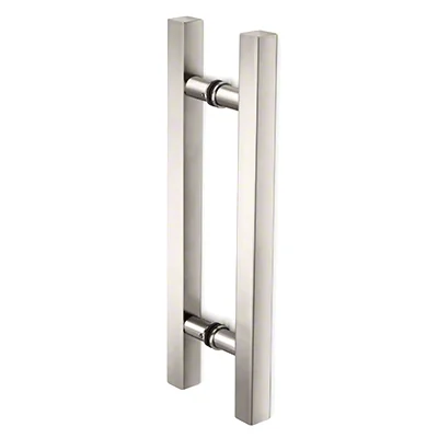 Shower Door 8" Square Ladder Pull Handle, Polished Nickel – CRL SLP8X8PN