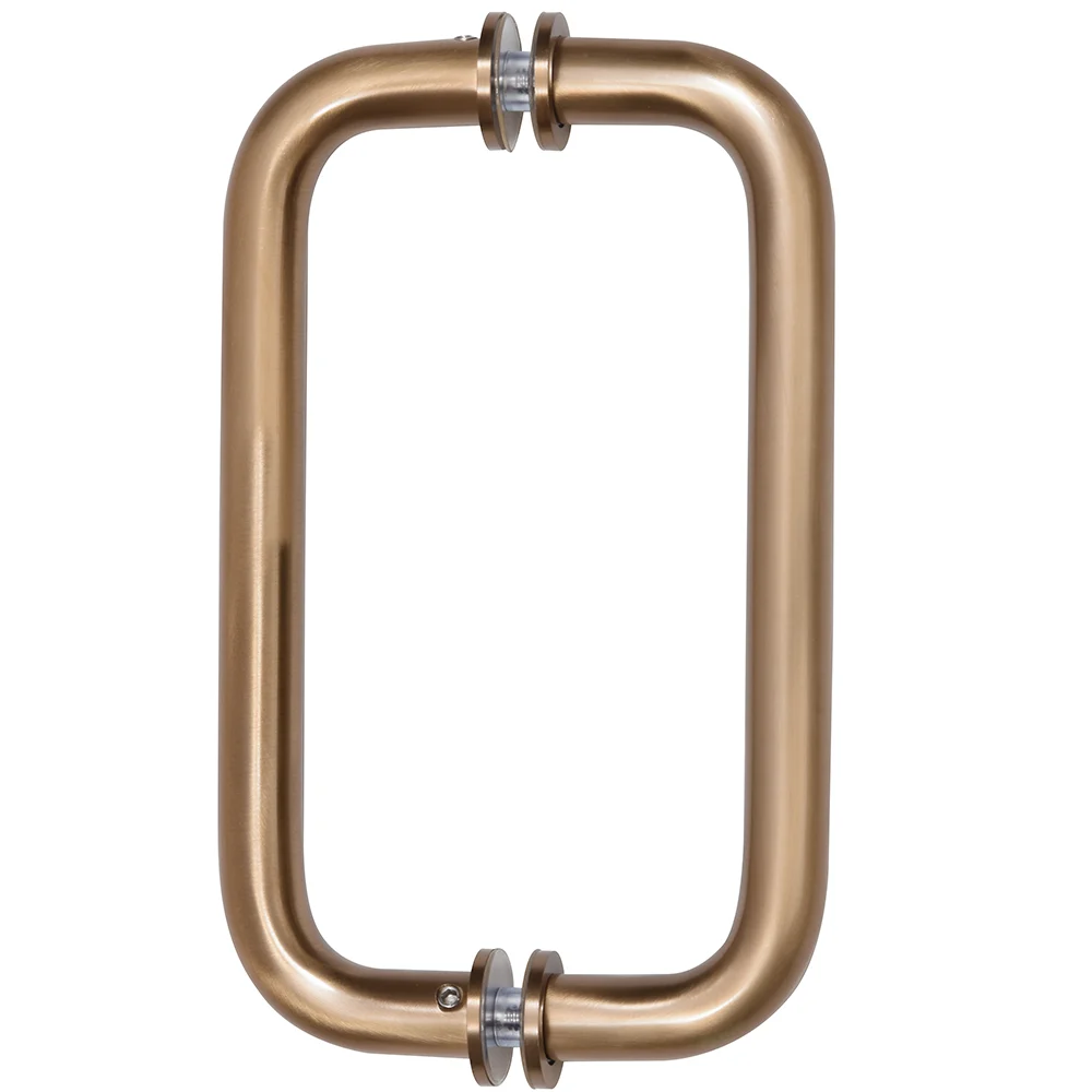 Shower Door 8" Back-to-Back Pull Handle with Metal Washers, Dark Brushed Bronze – CRL SPH8DBBZ