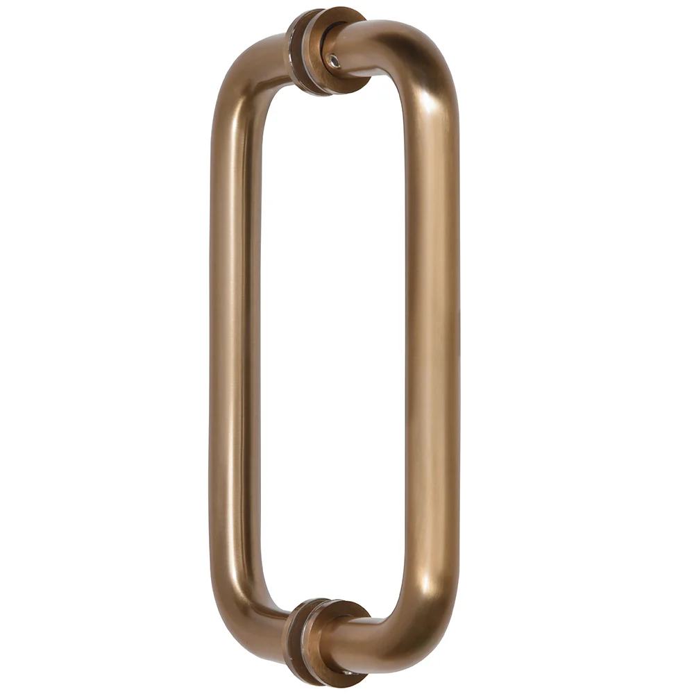 Shower Door 8" Back-to-Back Pull Handle with Metal Washers, Dark Brushed Bronze – CRL SPH8DBBZ, photo 2